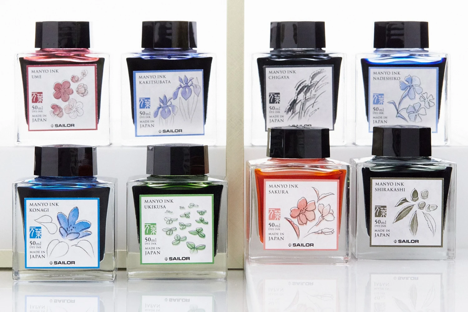 Sailor Manyo Ume - 50ml Bottled Ink 4 Sailor Manyo Ume - 50ml Bottled Ink - Image 2