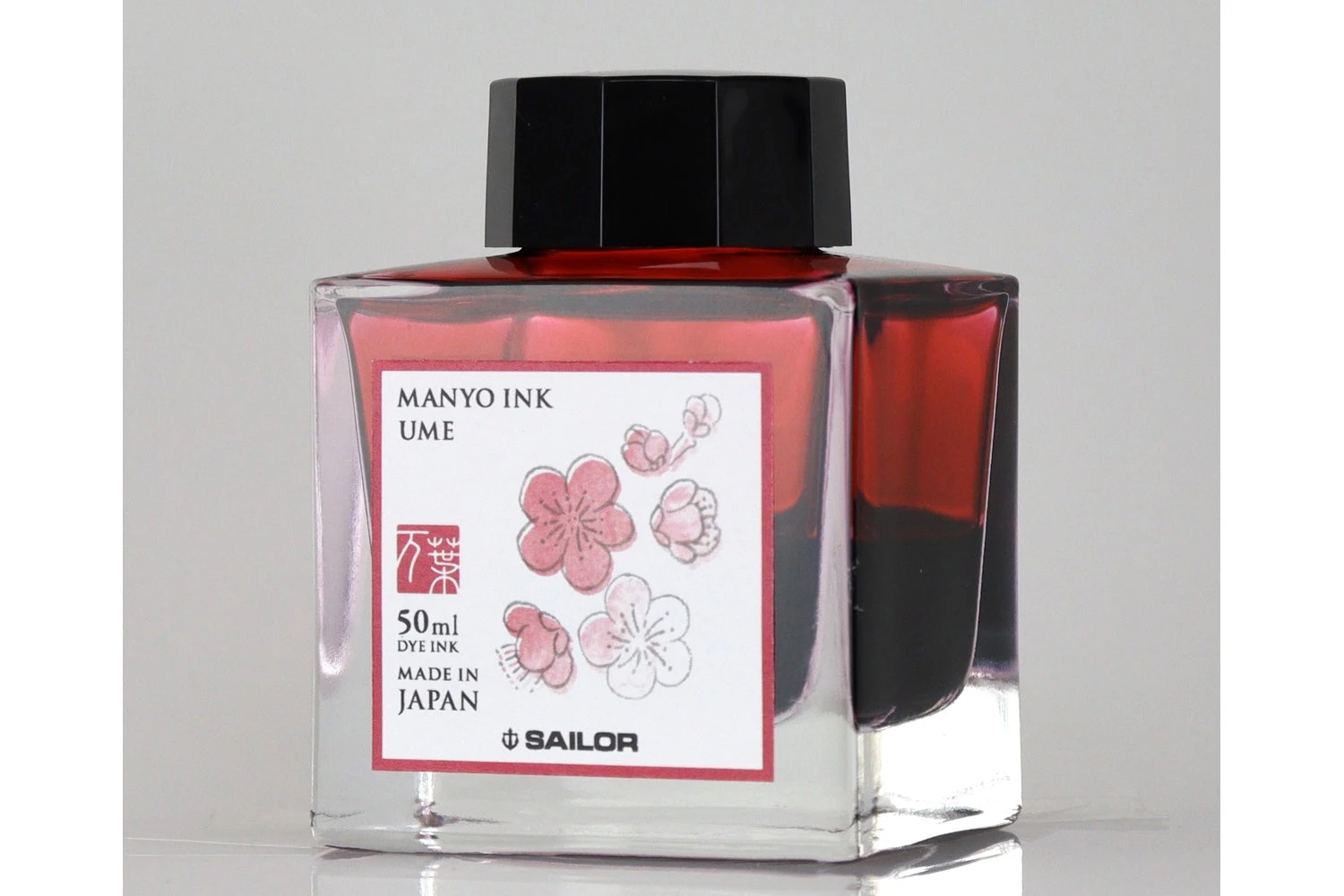 Sailor Manyo Ume - 50ml Bottled Ink 5 Sailor Manyo Ume - 50ml Bottled Ink - Image 3