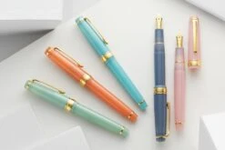 Sailor Pro Gear Slim Fountain Pen - Momo (Limited Production) -Office Supply Series Store Sailor PGS SeasonalFestival Kiku Koi Momo Sasa Seri group 1