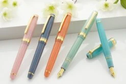 Sailor Pro Gear Slim Fountain Pen - Kiku (Limited Production) 14 Sailor Pro Gear Slim Fountain Pen - Kiku (Limited Production) -Office Supply Series Store Sailor PGS SeasonalFestival Kiku Koi Momo Sasa Seri group 2