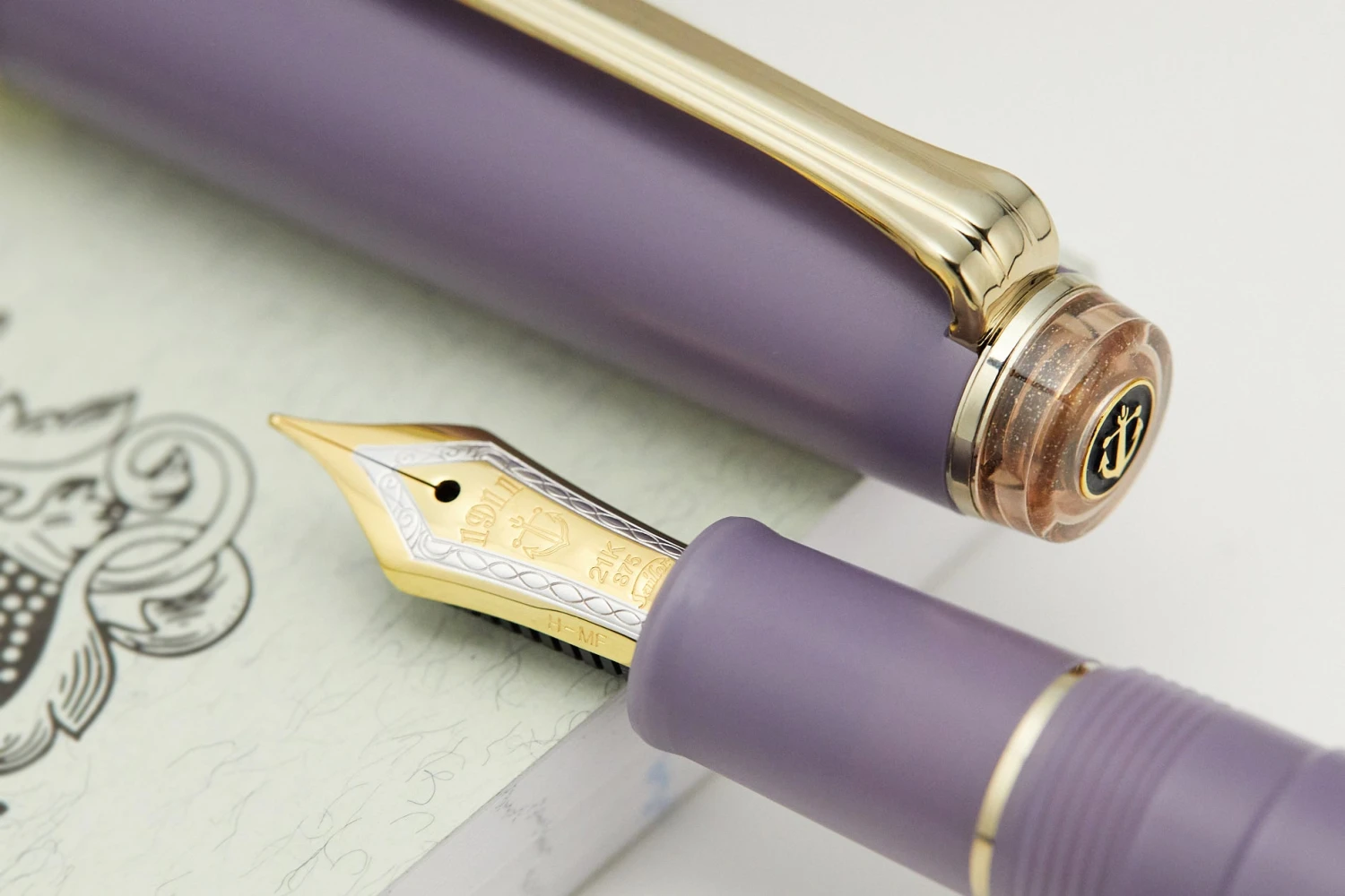 Sailor Pro Gear Slim Fountain Pen - Autumn Drizzle 6 Sailor Pro Gear Slim Fountain Pen - Autumn Drizzle - Image 4