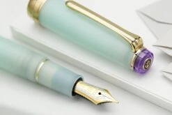 Sailor Pro Gear Slim Fountain Pen - Spring Rain 12 Sailor Pro Gear Slim Fountain Pen - Spring Rain -Office Supply Series Store Sailor ProGearSlim SpringRain 4