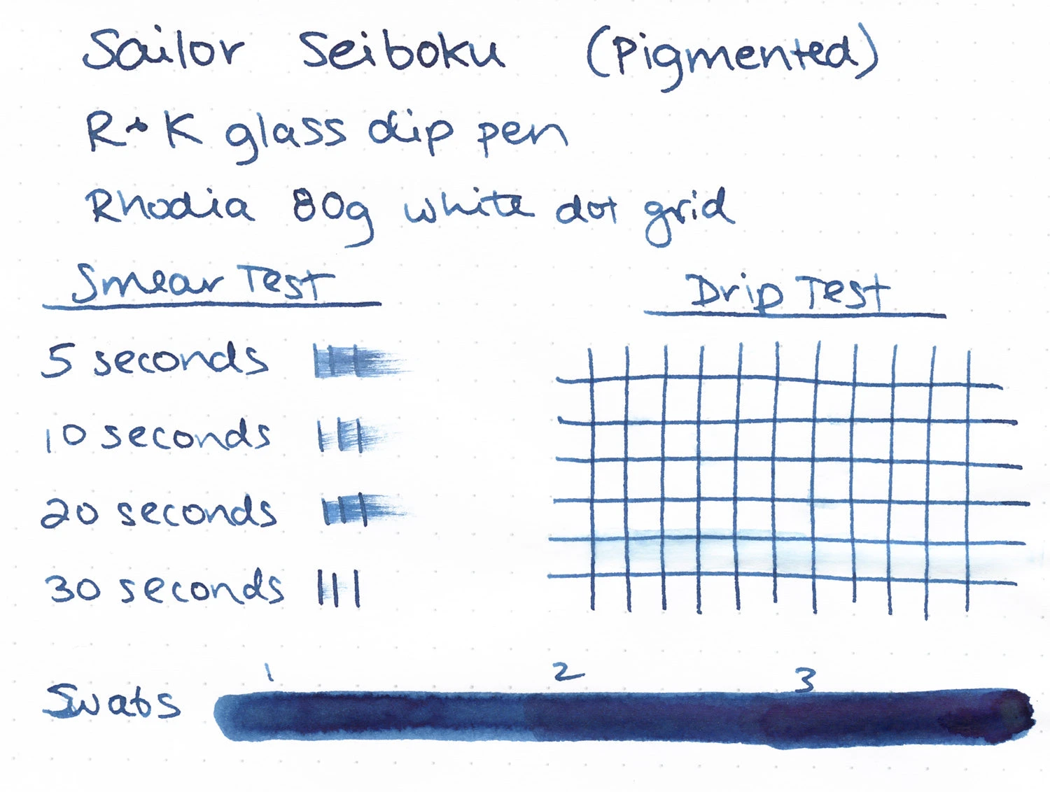 Sailor Seiboku Pigmented Blue Black - 50ml Bottled Ink 4 Sailor Seiboku Pigmented Blue Black - 50ml Bottled Ink - Image 2