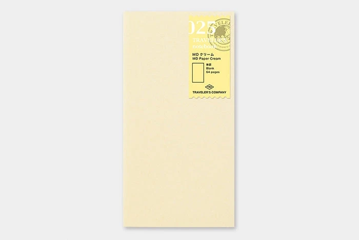 Traveler's Notebook Regular Refill 025 - Blank, Cream Paper 7 Traveler's Notebook Regular Refill 025 - Blank, Cream Paper - Image 5