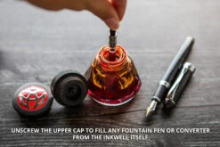 TWSBI Diamond 50 Ink Bottle - Polished AL 15 TWSBI Diamond 50 Ink Bottle - Polished AL -Office Supply Series Store TWSBI Inkwell Diamond50 FillingTechniques 3