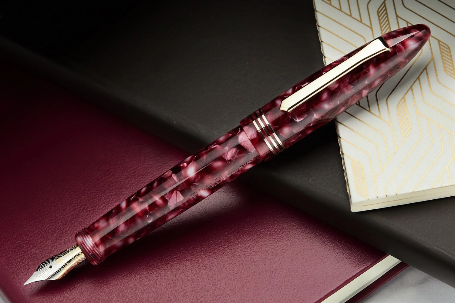 Tibaldi Bononia Fountain Pen - Pomegranate (Limited Edition) 3 Tibaldi Bononia Fountain Pen - Pomegranate (Limited Edition)