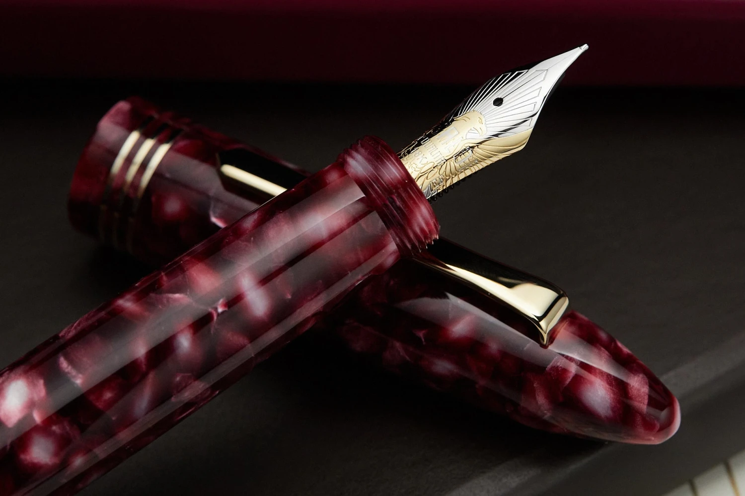 Tibaldi Bononia Fountain Pen - Pomegranate (Limited Edition) 7 Tibaldi Bononia Fountain Pen - Pomegranate (Limited Edition) - Image 5