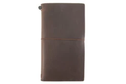 Traveler's Notebook - Brown (Regular) -Office Supply Series Store TravelersNotebook Brown Regular NW 1