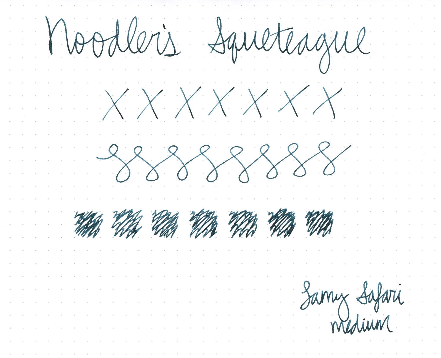 Noodler's Squeteague - 3oz Bottled Ink 5 Noodler's Squeteague - 3oz Bottled Ink - Image 3