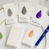 Wearingeul Ink Color Swatch Cards - Ink Droplet -Office Supply Series Store Wearingeul ColorSwatchCards TearDrop 2