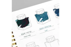 Wearingeul Ink Color Swatch A5 Notebook -Office Supply Series Store Wearingeul ColorSwatchNotebook stock 4