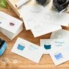 Wearingeul Ink Color Swatch Cards - Bottle 1 Wearingeul Ink Color Swatch Cards - Bottle -Office Supply Series Store Wearingeul Ink ColorChartCardsHorizontal 1