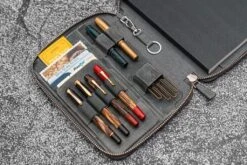 Galen Leather Zippered A5 Notebook Folio - Crazy Horse Smoky 26 Galen Leather Zippered A5 Notebook Folio - Crazy Horse Smoky -Office Supply Series Store leather zippered a5 leuchtturm1917 notebook folio crazy horse smoky 3 1024x1024 28e77671 9c08 4250 9fe2 94333032d9fb