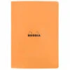 Rhodia Classic Side Staplebound A4 Notebook - Orange, Lined -Office Supply Series Store nw rhodia classic side staplebound notebook orange lined R119168 OW