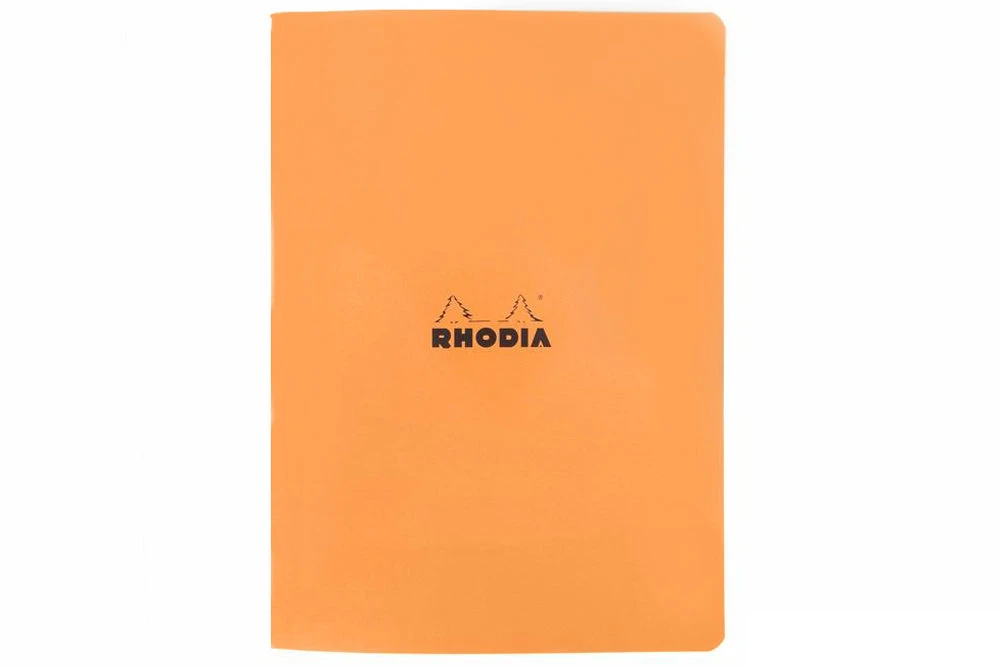 Rhodia Classic Side Staplebound A4 Notebook - Orange, Lined 3 Rhodia Classic Side Staplebound A4 Notebook - Orange, Lined