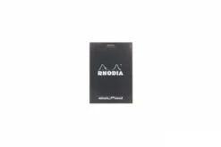 Rhodia No. 12 Small Notepad - Black, Dot Grid -Office Supply Series Store nw rhodia no 12 notepad black dot grid R12559