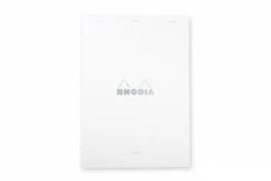 Rhodia No. 18 A4 Notepad - Ice White, Lined -Office Supply Series Store nw rhodia no. 18 notepad ice white lined R18601W